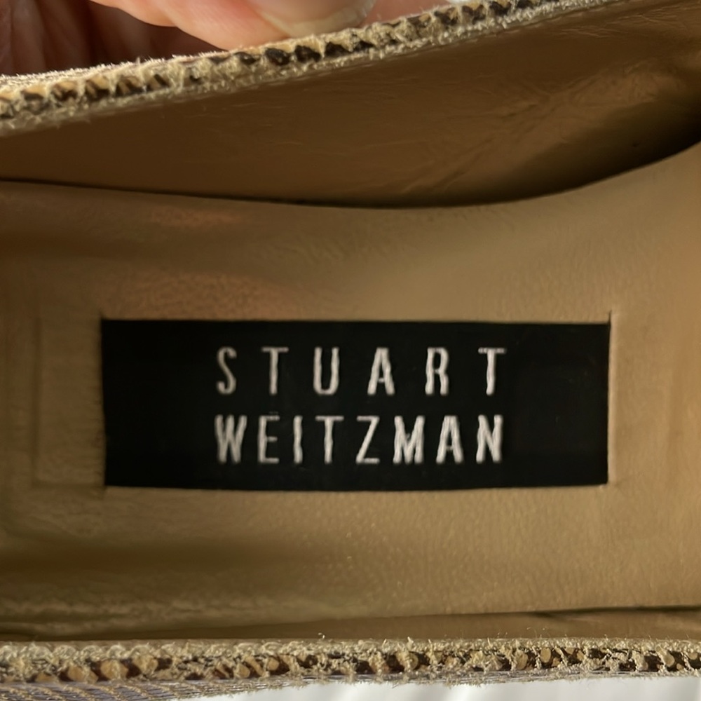 Stuart Weizman Square Toed Square Heeled Vintage … - image 7